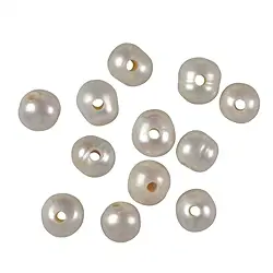 0418495302 Drilled oval beads, approx. 09 - 12mm (12 pcs./ PU) | Marco Schreier