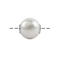 0418496612 Boule à bijoux perle 12mm, rhodié | Marco Schreier
