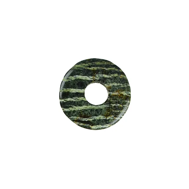Donut Serpentin (Silberauge), 25mm | Großhandel Edelsteine, Heilsteine & Schmuck