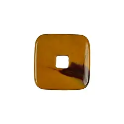 0418691432 Donut square Mookaite, 30mm (6 pcs./ PU) | wholesaler gems & healing stones