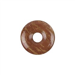 0418700300 Donut Bois silicofié, 30mm | Pierres précieuses, pierres thérapeutiques & bijoux