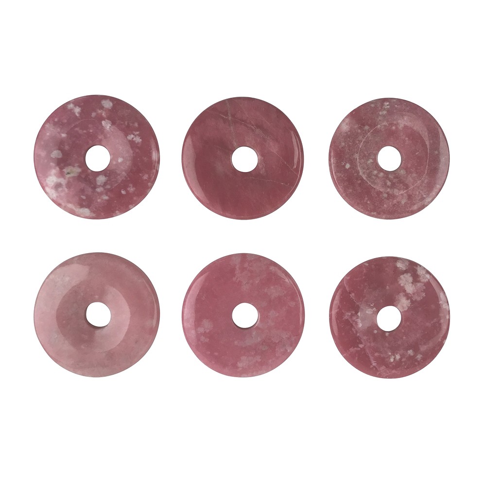 Donut Thulite, 30mm | Pierres précieuses, pierres thérapeutiques & bijoux