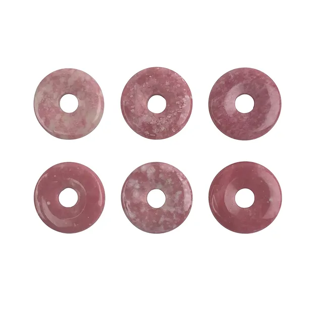 Donut Thulite, 40mm | Pierres précieuses, pierres thérapeutiques & bijoux