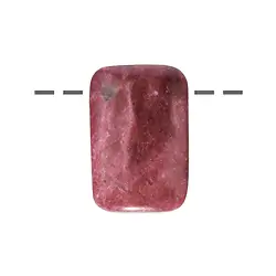 0419093901 Cabochon Thulite, drilled, 3.0 - 4.0cm, mixed shapes | Marco Schreier