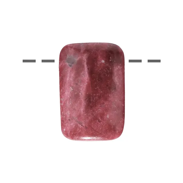Cabochon Thulite, drilled, 3.0 - 4.0cm, mixed shapes | Marco Schreier