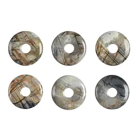 Donut Mármol Picasso, 40mm | piedras preciosas, piedras curativas y joyería