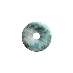 0419600300 Donut Larimar, 26-32mm | Pierres précieuses, pierres thérapeutiques & bijoux