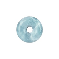 0419600350 Ciambella di Larimar, 33-37 mm | gemme, pietre curative e gioielli all'ingrosso