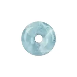0419600350 Donut Larimar, 33-37mm | Pierres précieuses, pierres thérapeutiques & bijoux