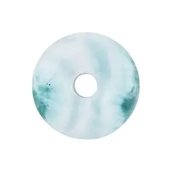 0419600400 Donut Larimar, 38-42mm | Pierres précieuses, pierres thérapeutiques & bijoux