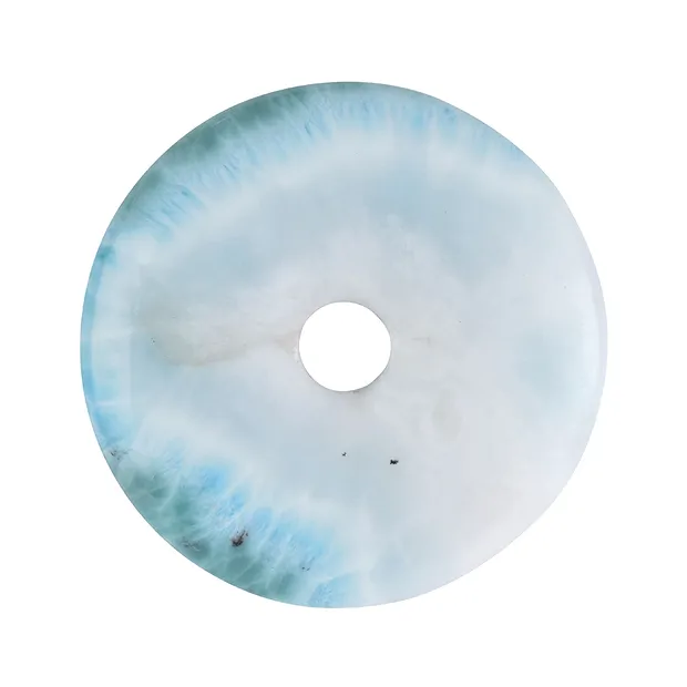 Donut Larimar, 48 - 52mm | piedras preciosas, piedras curativas y joyería