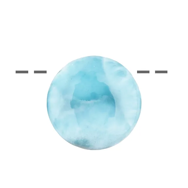 Círculo Larimar perforado, 3,0cm | Marco Schreier