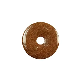 Donut Goldfluß braun (synth.), 30mm | Schreier Edelsteine, Heilsteine & Schmuck