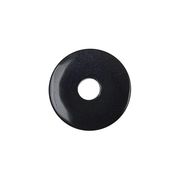 Donut Goldfluß violett (synth.), 30mm | Edelsteine, Heilsteine & Schmuck-Handel