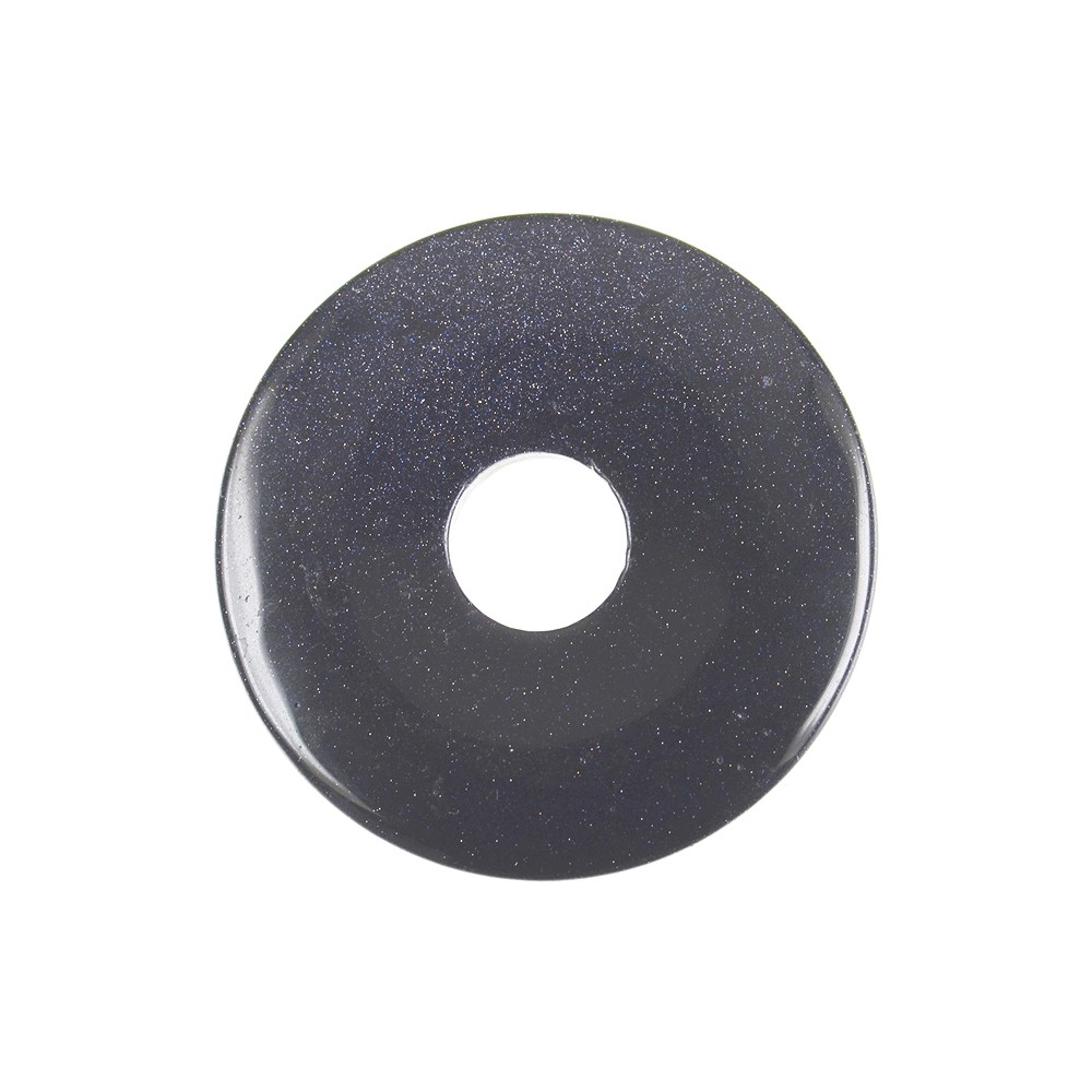 Donut Gold stone violet (synth.), 40mm | Schreier gems, healing stones & jewelry