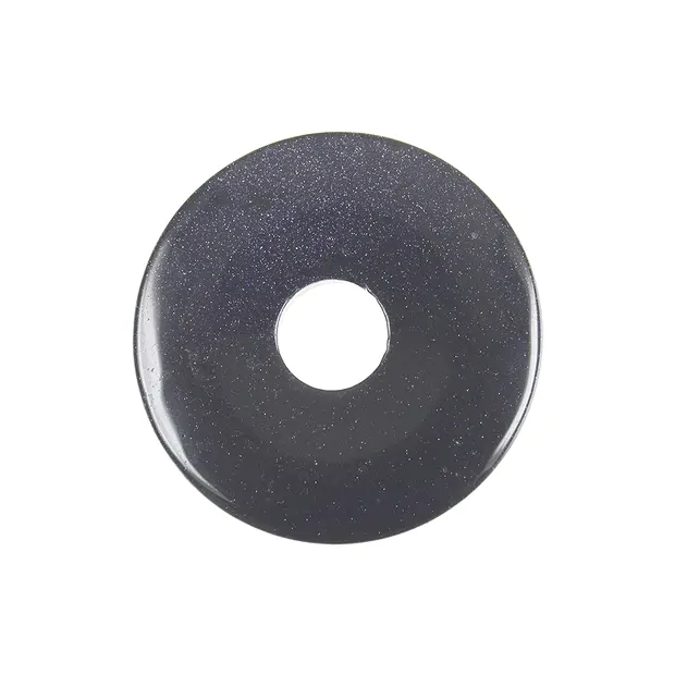 Donut Goldfluß violett (synth.), 40mm | Edelsteine, Heilsteine & Schmuck-Handel