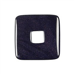 0421091442 Donut cuadrado Piedra lluvia de oro violeta (sinte.), 40mm (6 unid./VE) | Marco Schreier