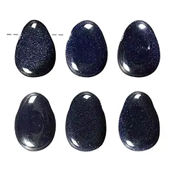 0421093002 Tumbled Stone Gold stone violet (synth.) drilled | Marco Schreier