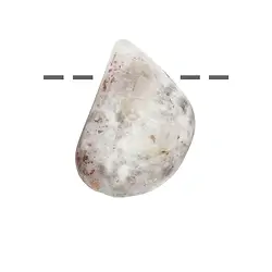 0421393008 Tumbled Stone Sunstone (Arusha) drilled in matrix, 3.0 - 3.3 cm | Marco Schreier