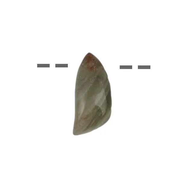 Pietra del sole (ematite-feldspato) a forma libera (Arusha) forata, 3,0 - 4,0 cm | Marco Schreier