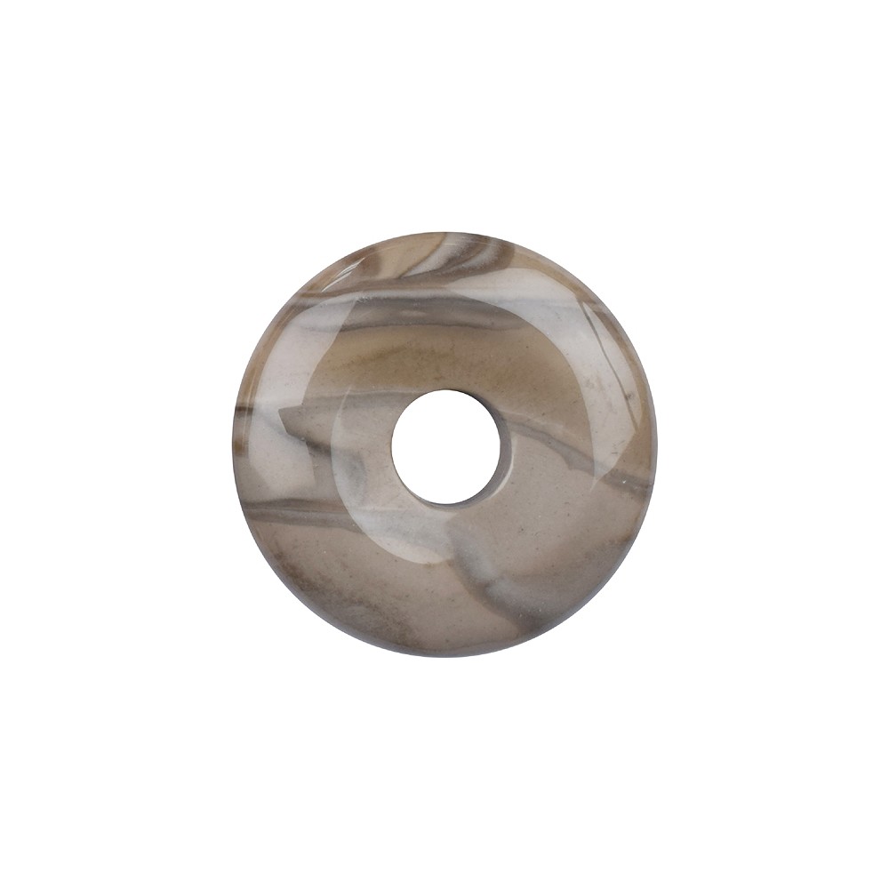 Donut Flint (flint), 30mm | Schreier - wholesaler gems, healing stones & jewelry