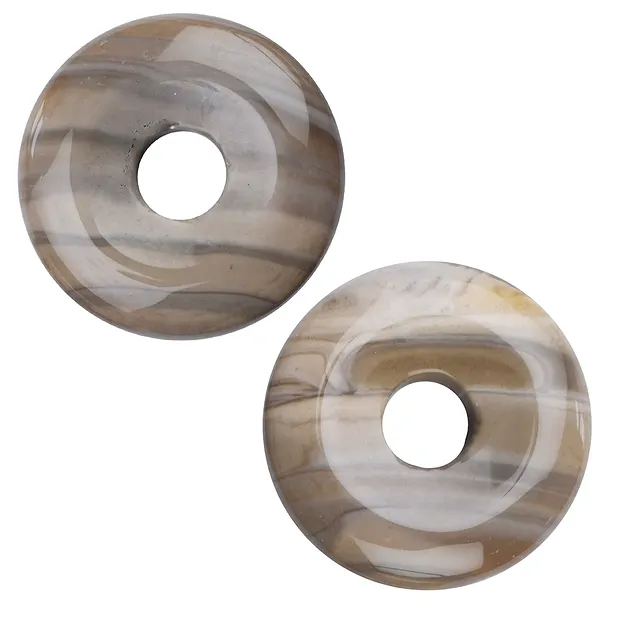 Donut Silex (silex), 40mm | Pierres précieuses, pierres thérapeutiques & bijoux