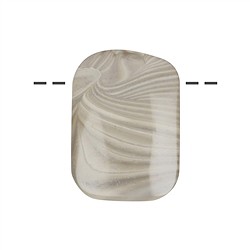 0422195669 Cabochon Rechteck Flint gebohrt, 4,0 x 3,0cm | Edelsteine, Heilsteine & Schmuck