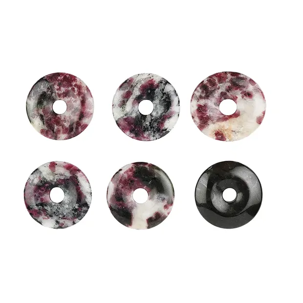 Eudialyte donut, 40mm | Schreier piedras preciosas, piedras curativas y joyería