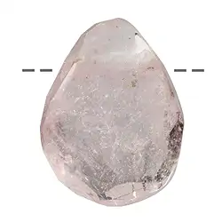 0423493007 Pierre roulée Morganite percée à facettes, env. 3,0cm | Marco Schreier