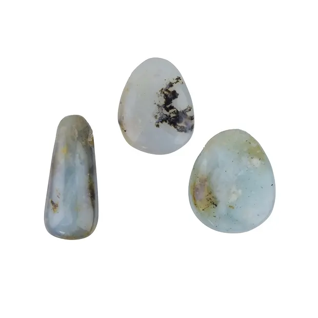 Trommelstein Opal (Andenopal) B gebohrt, 2,0 - 3,0cm | Marco Schreier