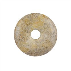 0424500400 Ciambella di corallo pietrificato, 40 mm | grossista gemme e pietre curative