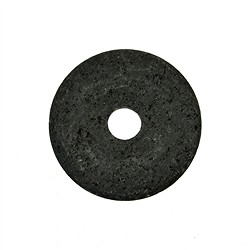 0424800400 Donut Lava (black), 40mm | wholesaler - gems, precious & healing stones, jewelry