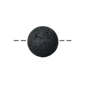Boule de lave percée, 12mm, trou de 2,5mm | Marco Schreier