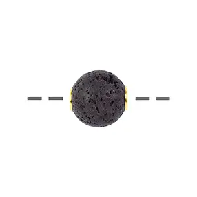 Boule à bijoux Lava 12mm, doré | Marco Schreier