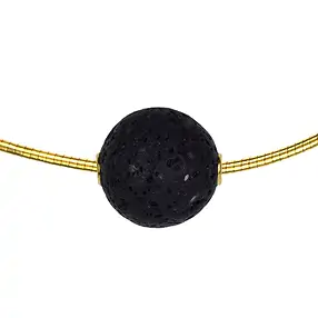 Boule à bijoux Lava 20mm, doré | Marco Schreier