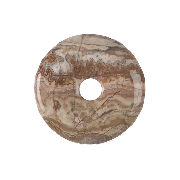 Agata a ciambella (Agata pizzo), 40 mm | grossista gemme e pietre curative