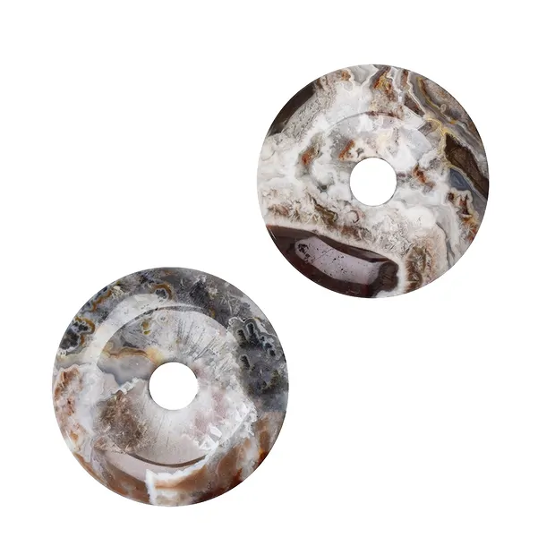 Donut Achat (Lace-Achat), 50mm | Großhändler Edelsteine, Heilsteine & Schmuck