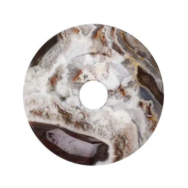 Donut Achat (Lace-Achat), 50mm | Großhändler Edelsteine, Heilsteine & Schmuck