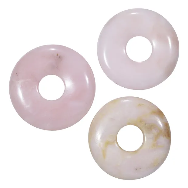 Ciambella Opale andino rosa, 35-39 mm | grossista gemme e pietre curative