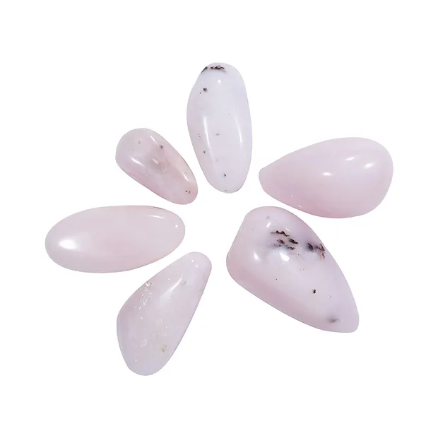 Trommelstein Andenopal gebohrt | Großhändler Edelsteine, Heilsteine & Schmuck