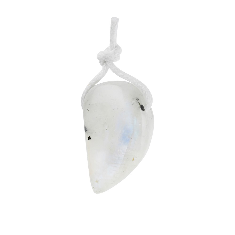 Cabochon Labrodorite (white) drilled, 2,0 - 2,5cm | Marco Schreier