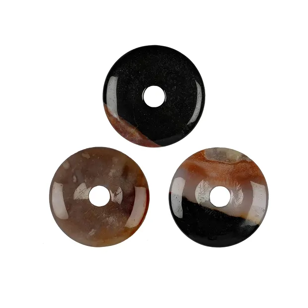 Donut Sardonyx, 40mm | Schreier Großhändler Edelsteine, Heilsteine & Schmuck