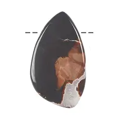 0427198202 Freeform Sardonyx percé, 4,0 - 6,0cm | Marco Schreier