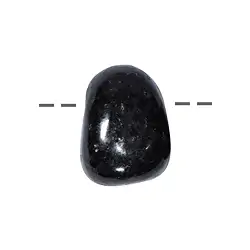 0427393002 Tumbled Stone Nuummite drilled | minerals trade - gems, healing stones & jewelry