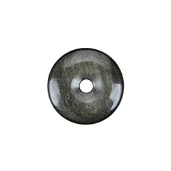 0428600300 Donut Obsidian (gold luster obsidian), 30mm | wholesaler gems & healing stones