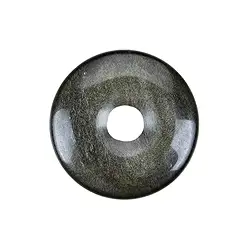 0428600400 Donut Obsidian (gold luster Obsidian), 40mm | wholesaler gems & healing stones