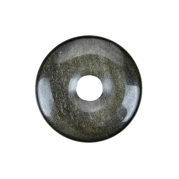 Donut Obsidian (Goldglanz), 40mm | Großhändler Edelsteine, Heilsteine & Schmuck