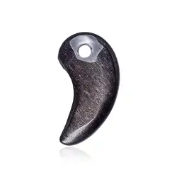 0428795513 Ossidiana Magamata (ossidiana argentata), forata, 3,2 cm | Marco Schreier