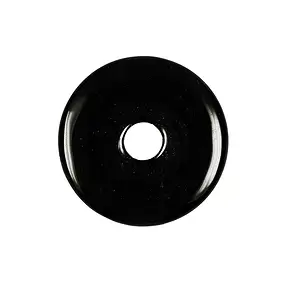 Donut Obsidian (schwarz), 40mm | Großhändler Edelsteine, Heilsteine & Schmuck