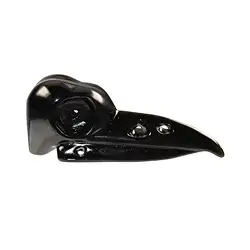 0428893551 Bird skull "Raven Skull" Obsidian (black) drilled, 05cm | Marco Schreier